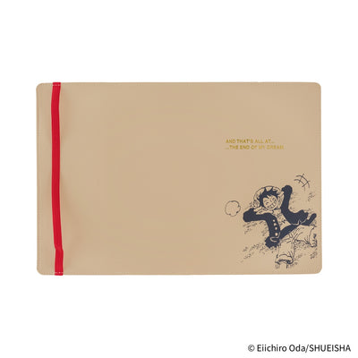 Hobonichi Techo 2026 Original Book & Cover, A5 - ONE PIECE Magazine: End of Luffy’s Dream; Sand Beige (Jan/Mon Start)