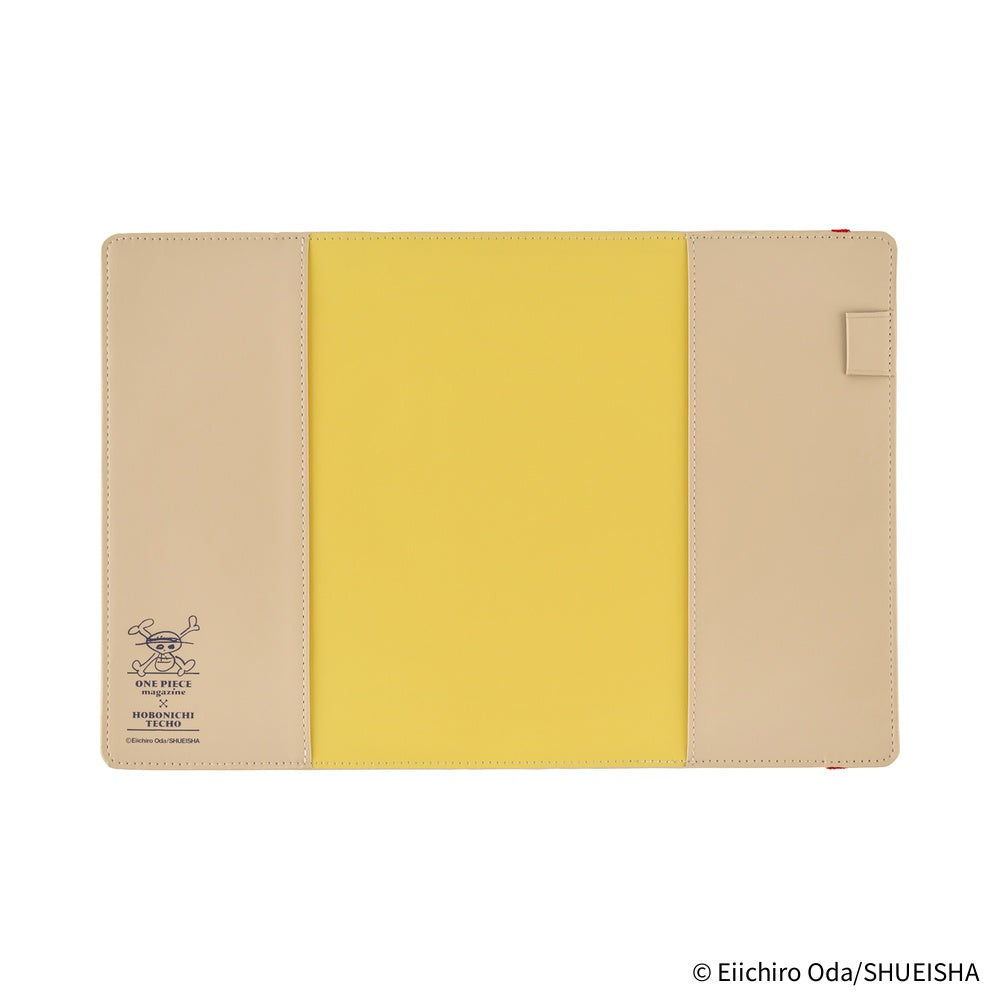 Hobonichi Techo 2026 Original Book & Cover, A5 - ONE PIECE Magazine: End of Luffy’s Dream; Sand Beige (Jan/Mon Start)