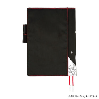 Hobonichi Techo 2026 Original Book & Cover, A5 - ONE PIECE Magazine: Straw Hat Luffy; Black (Jan/Mon Start)