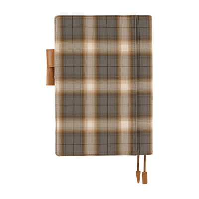 Hobonichi Techo 2026 Original Book & Cover, A5 - Shirt Fabric: Foggy Plaid (Jan/Mon Start)