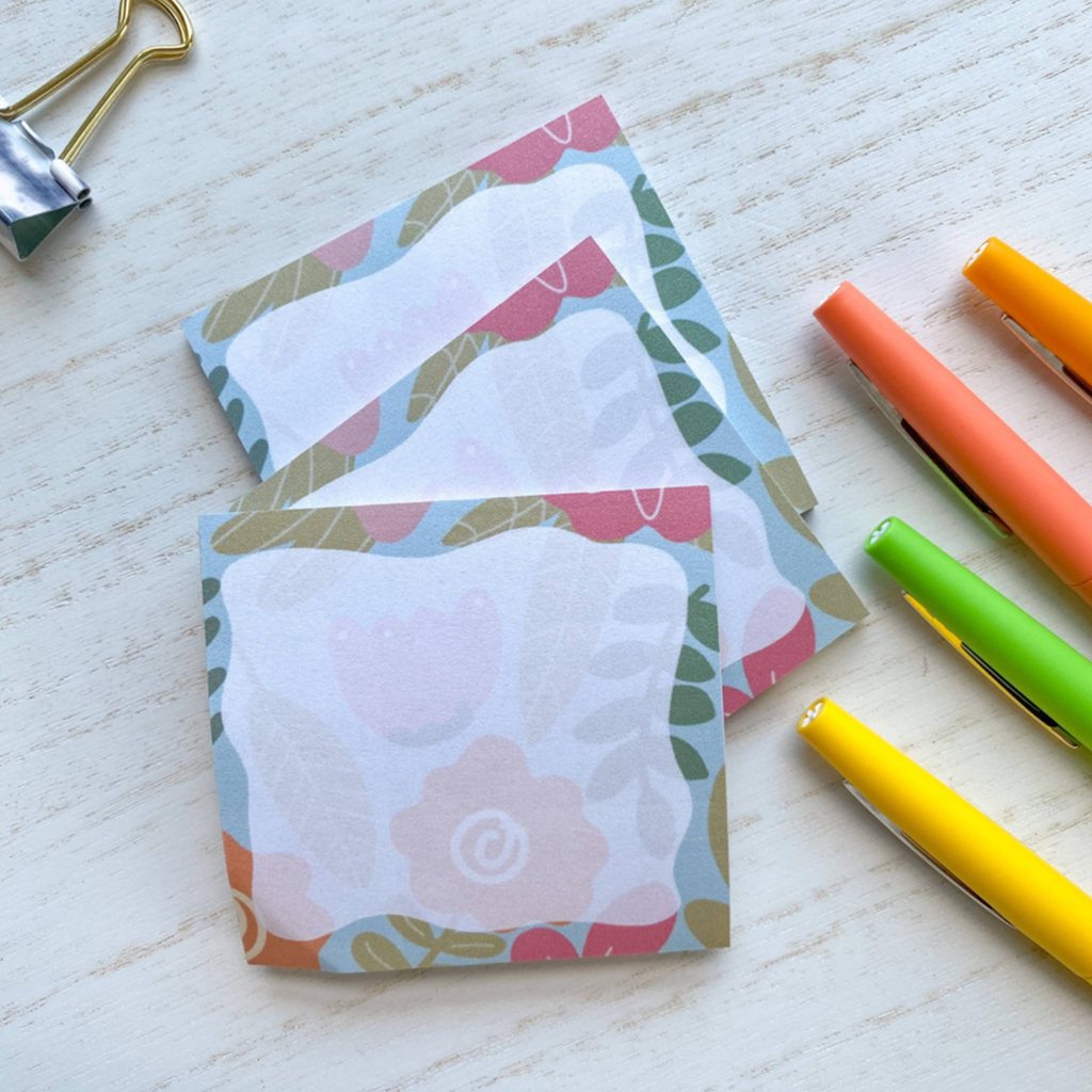 Summer Garden Sticky Notes