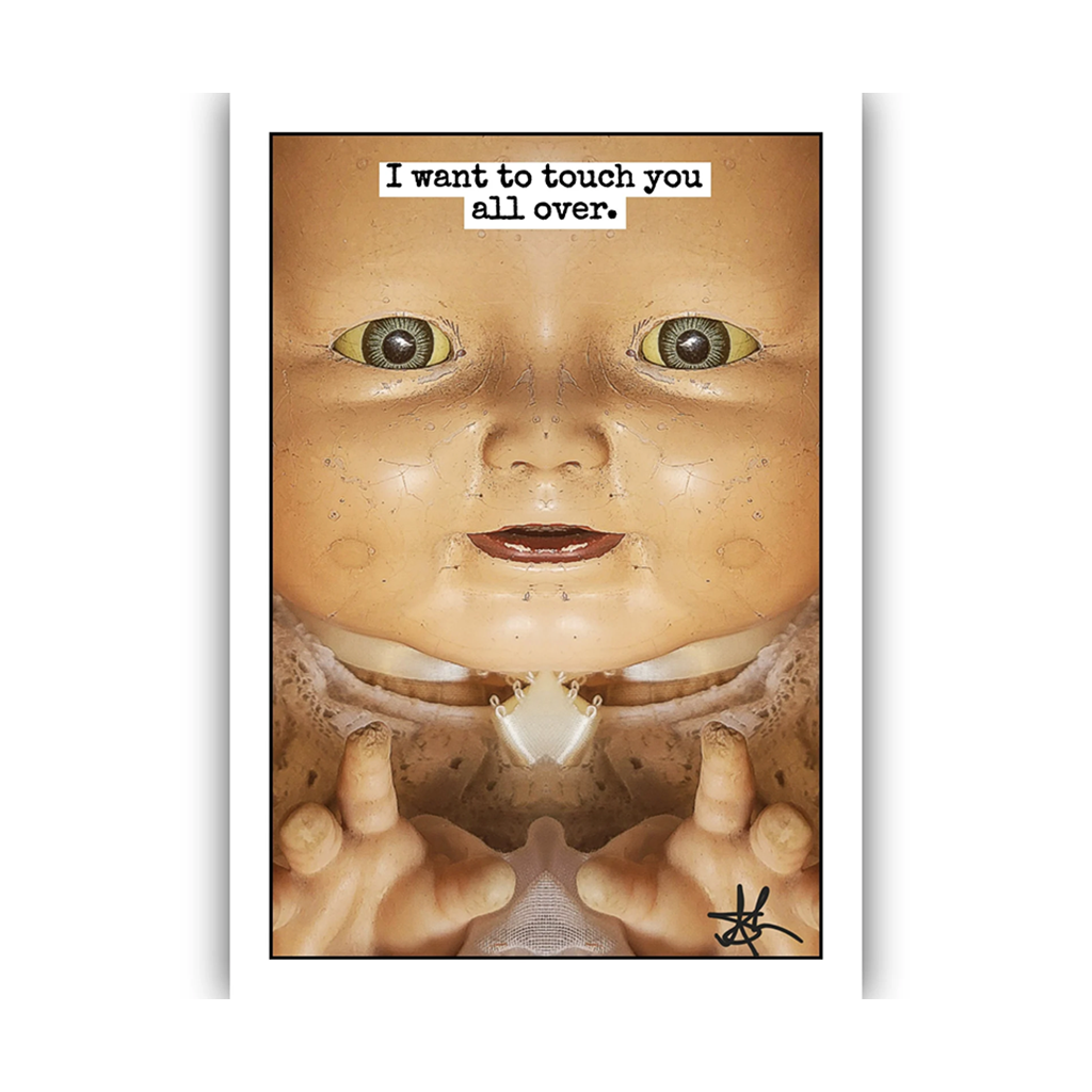 Touch You All Over Doll Card