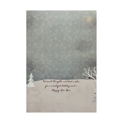 All Is Calm All Is Bright Christmas Card