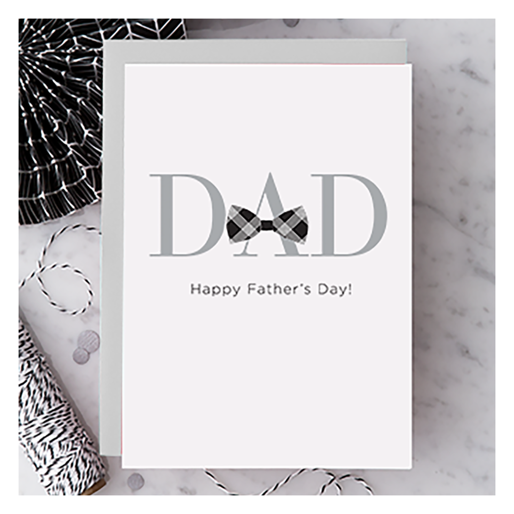 Bow Tie Father's Day Greeting Card