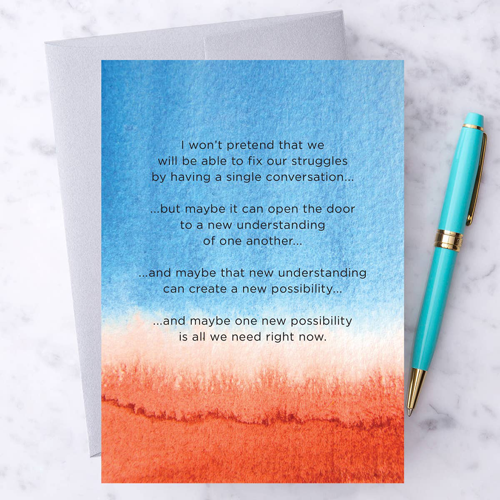 Card Possibility New Possibility Make Up Greeting Card