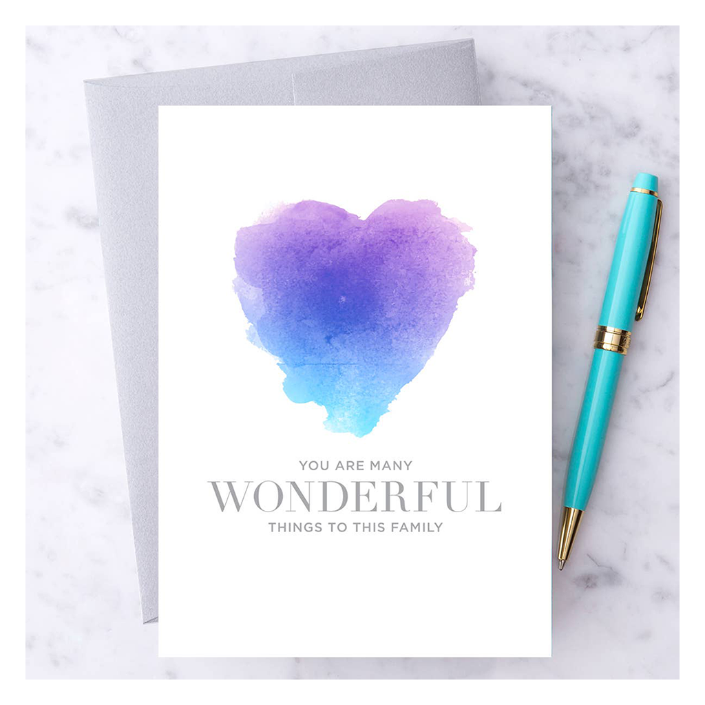 You Are Many Wonderful Things Birthday Card