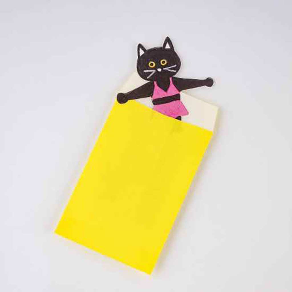 Hobonichi Donut Penta-kun Message Card, Kitty Cat