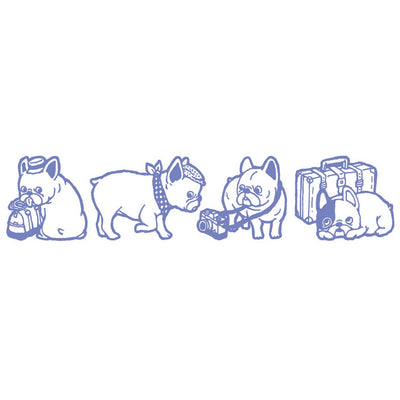 Plus Mini Deco Stamp Roller, Dogs
