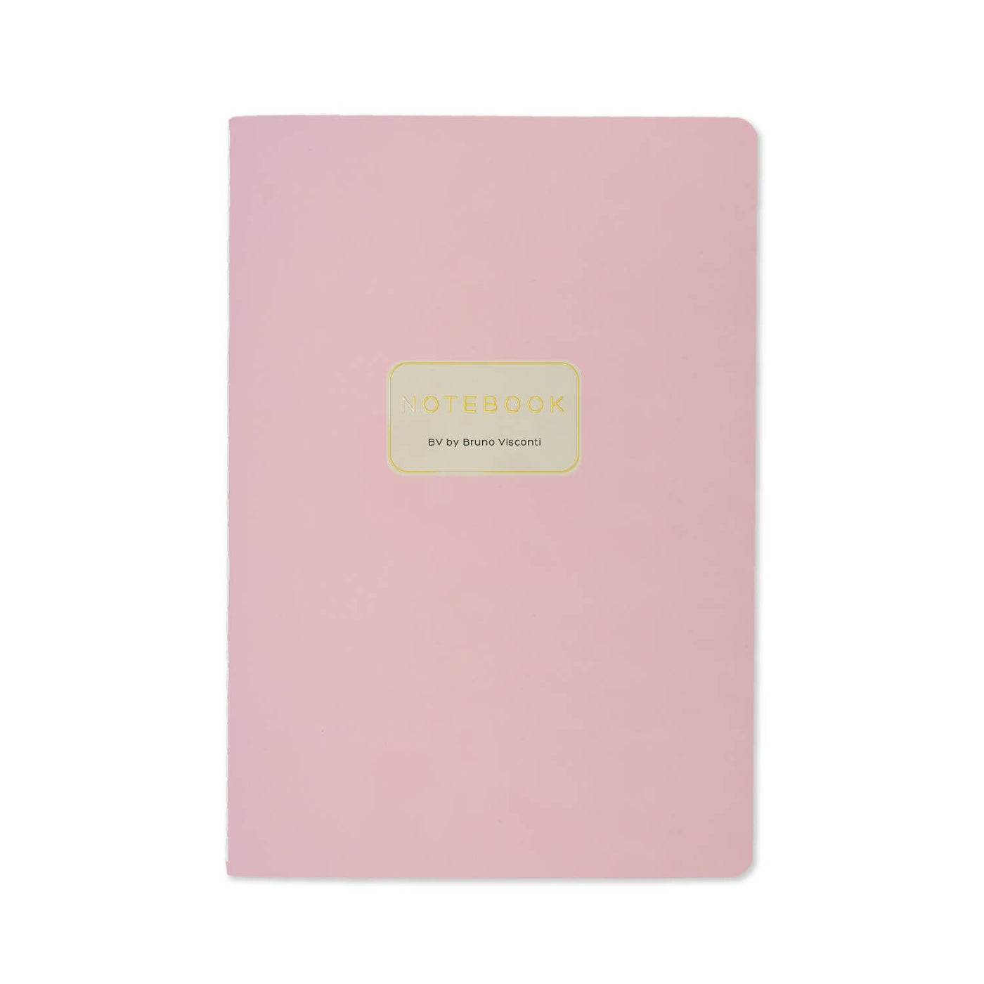 80 Page Lined Notebook, A5 - Solid Pink