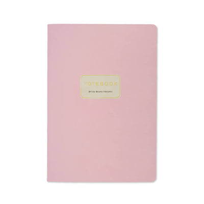 Carnet de notes ligné de 80 pages, format A5 - Rose uni