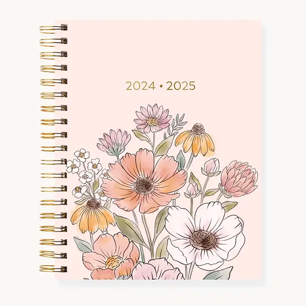 Elyse Breanne Design Wildflower Bunch Agenda académique 2024-2025 17,8 x 22,9 cm