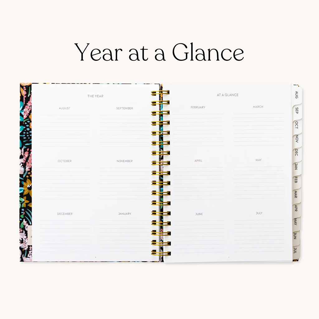 Elyse Breanne Design Wildflower Bunch Agenda académique 2024-2025 17,8 x 22,9 cm