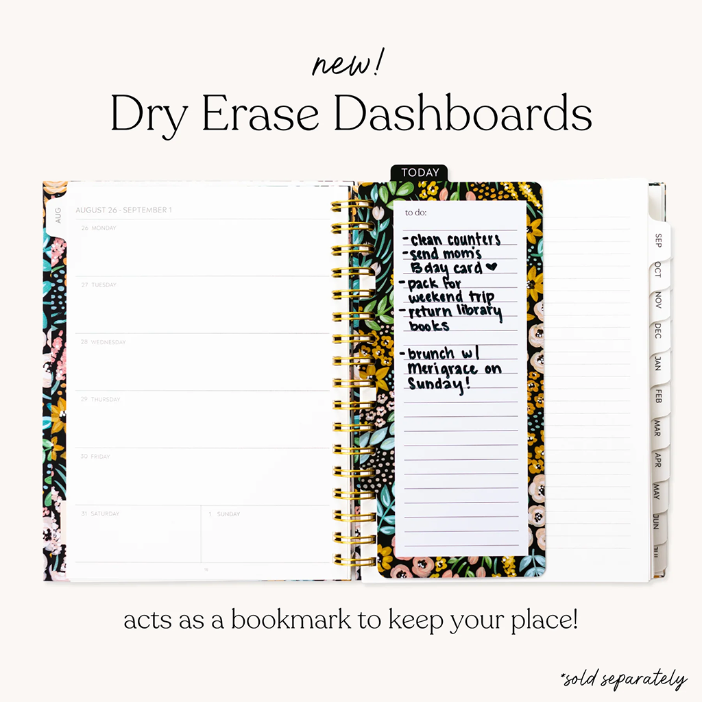 Elyse Breanne Design Wildflower Bunch Agenda académique 2024-2025 17,8 x 22,9 cm