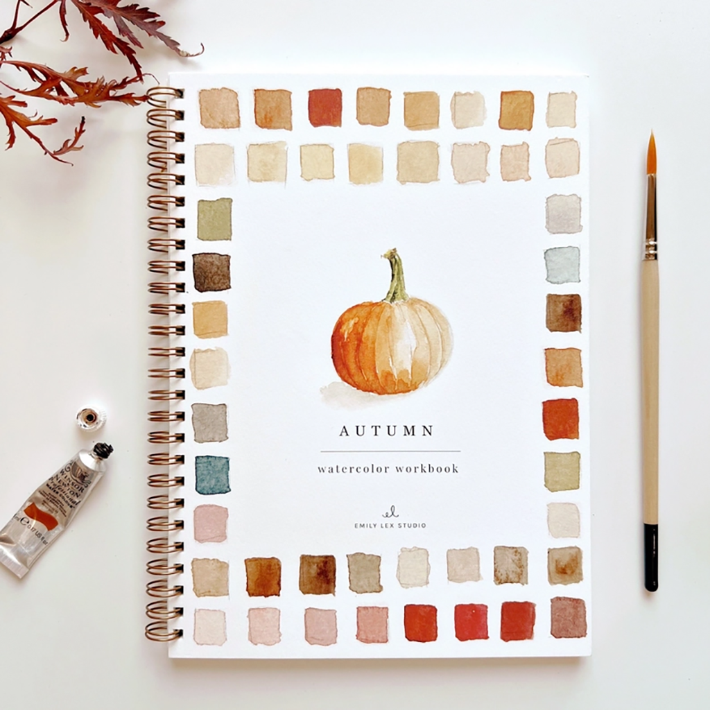 Emily Lex Studio Watercolor Workbook, Autumn