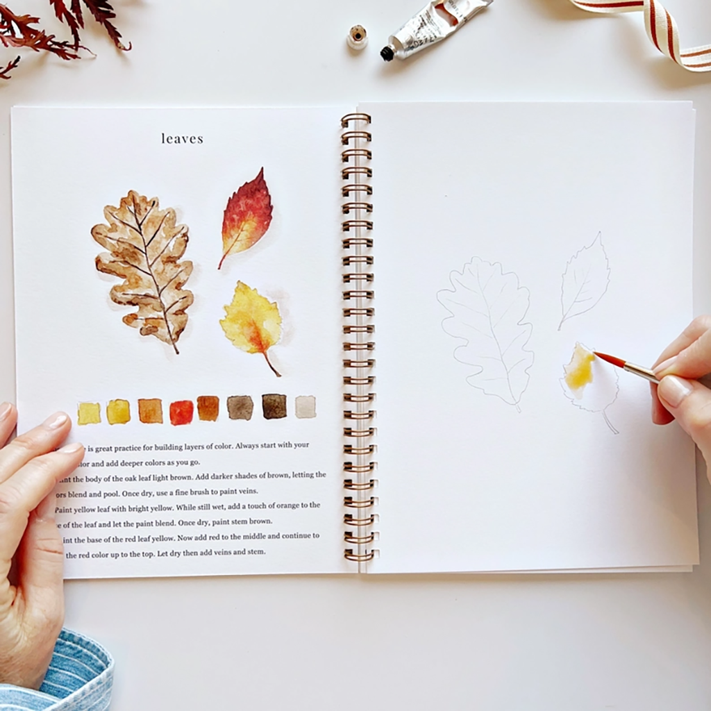 Sunday October 19th, 2 PM | Fall Themed Watercolor Class w/ Debbie Bitner + Emily Lex Studio
