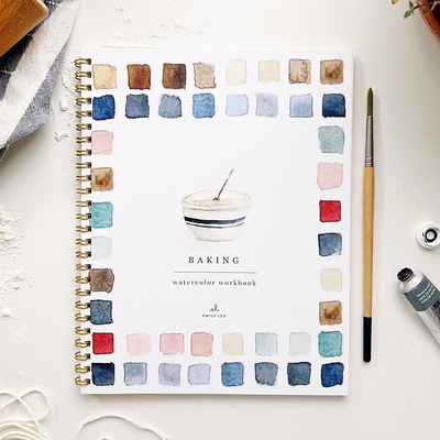 Emily Lex Studio Watercolor Workbook, Baking