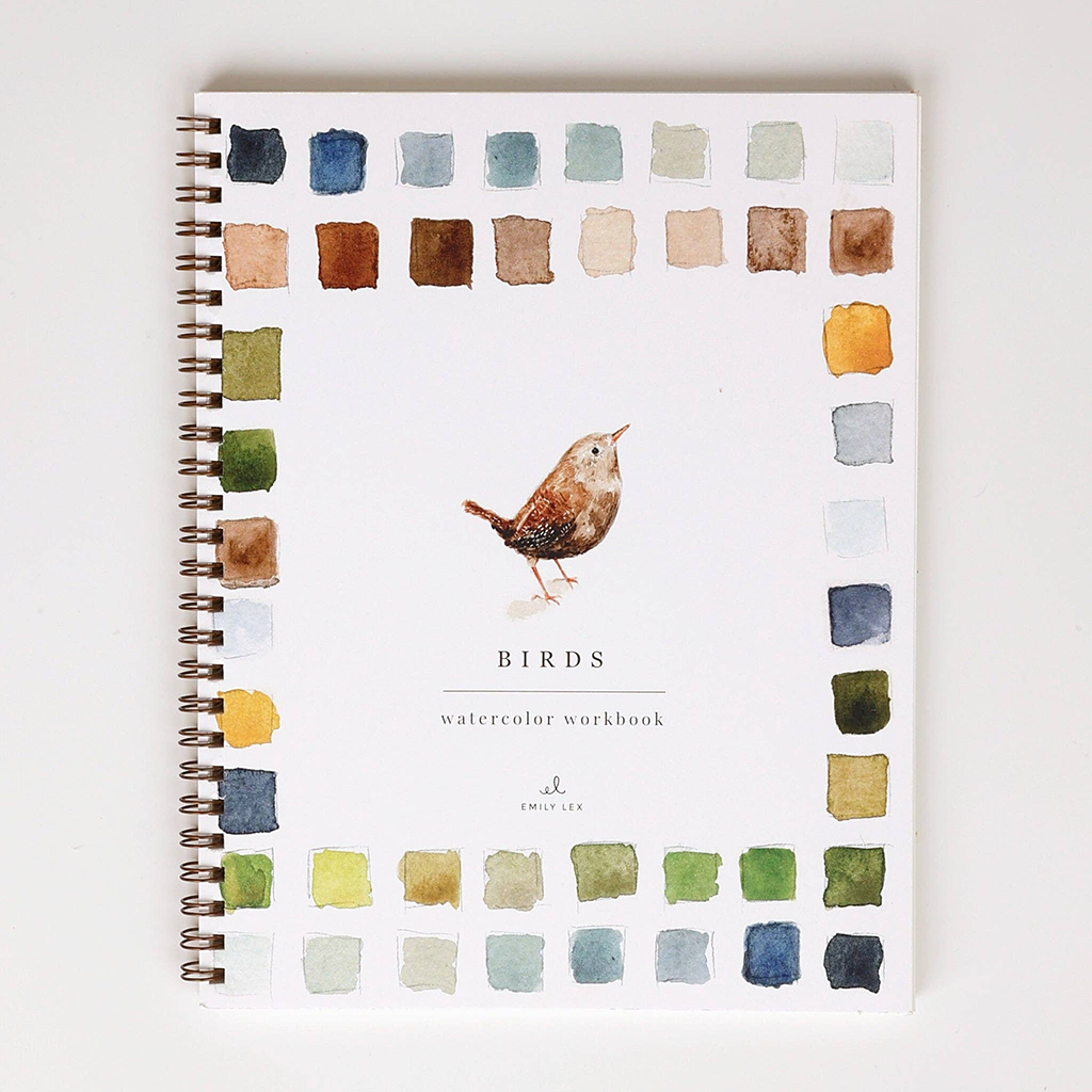 Emily Lex Studio Watercolor Workbook, Birds