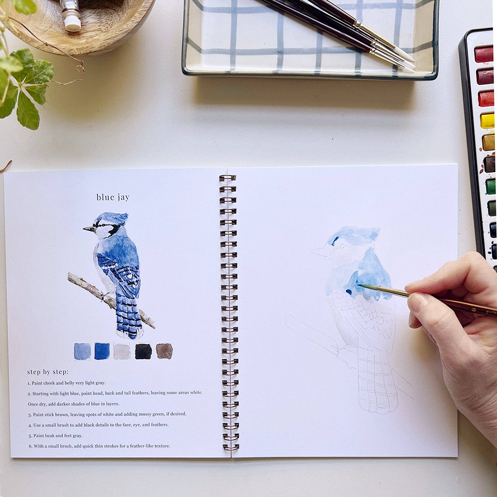 Emily Lex Studio Watercolor Workbook, Birds