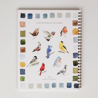 Emily Lex Studio Watercolor Workbook, Birds