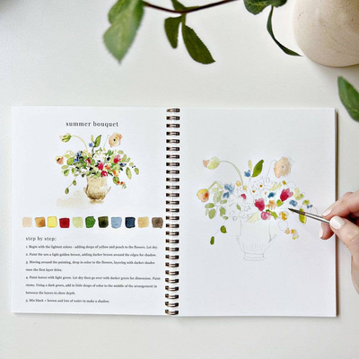 Emily Lex Studio Watercolor Workbook, Bouquets