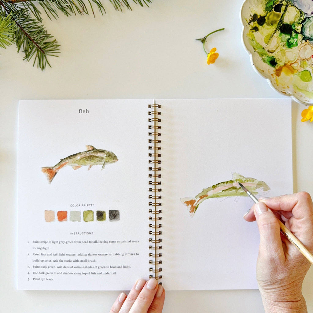 Livres à aquarelle Emily Lex Studio, cahiers d'aquarelle Oteh Kit de peinture adapté aux débutants avec pinceau, livre aquarelle de qualité supérieure avec 12 couleurs, papier sans bavures pour Livres à aquarelle Emily Lex Studio, cahiers d'aquarelle Oteh Kit de peinture adapté aux débutants avec pinceau, livre aquarelle de qualité supérieure avec 12 couleurs, papier sans bavures pour