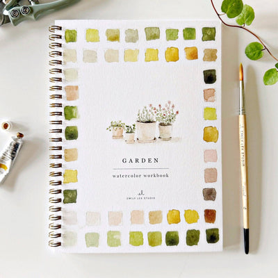 Emily Lex Studio Watercolor Workbook, Garden