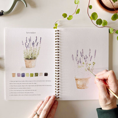 Emily Lex Studio Watercolor Workbook, Garden