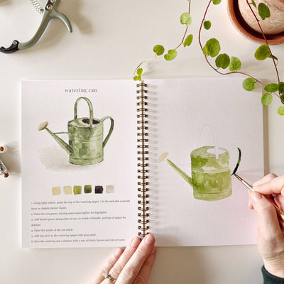 Emily Lex Studio Watercolor Workbook, Garden