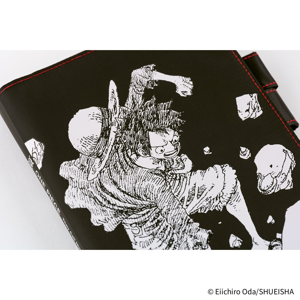Hobonichi Techo 2026 Original Book & Cover, A5 - ONE PIECE Magazine: Straw Hat Luffy; Black (Jan/Mon Start)