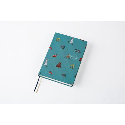Hobonichi Techo 2026 HON, A6 - Bow & Tie: In the Forest (English)