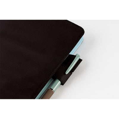 Hobonichi Techo Original Cover, A6 - Colors: Black x Clear Blue