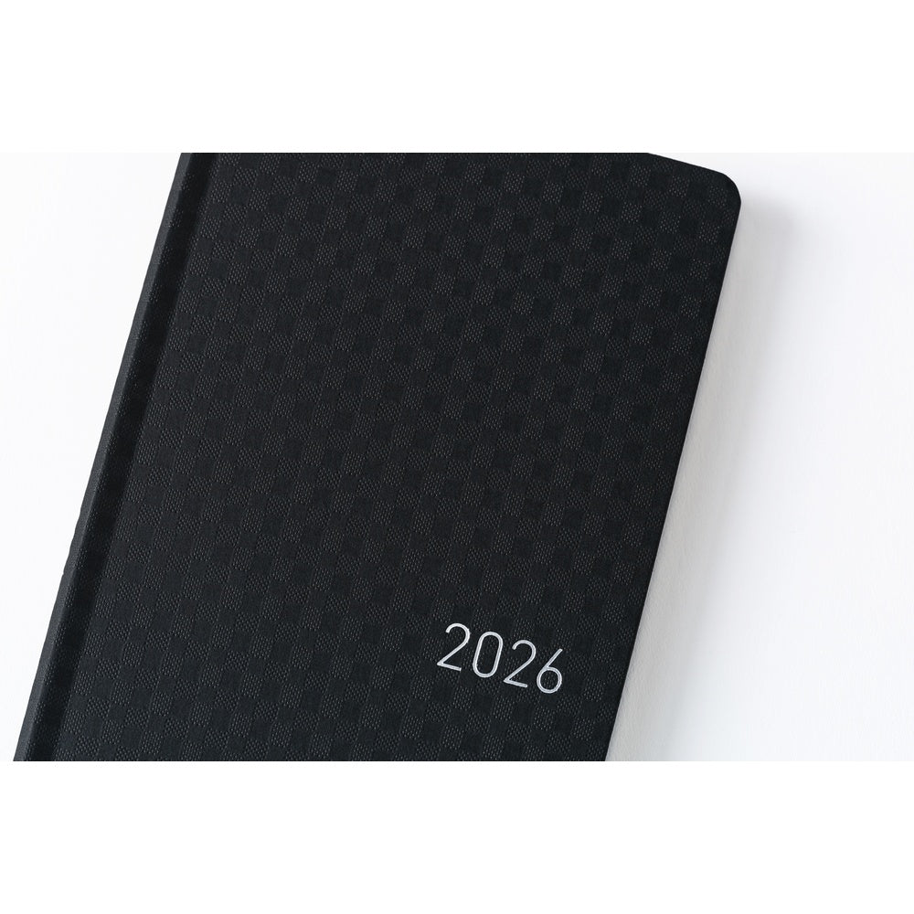 Hobonichi Techo 2026 Weeks - Paper Series: Black Gingham (English)