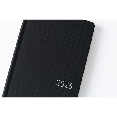 Hobonichi Techo 2026 Weeks - Paper Series: Black Gingham (English)