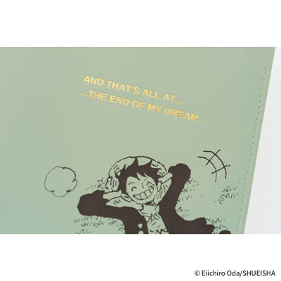 Hobonichi Techo 2026 Original Book & Cover, A6 - ONE PIECE Magazine: End of Luffy’s Dream; Mint Green(Jan/Mon Start)