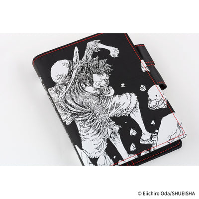 Hobonichi Techo 2026 Original Book & Cover, A6 - ONE PIECE Magazine: Straw Hat Luffy; Black (Jan/Mon Start)