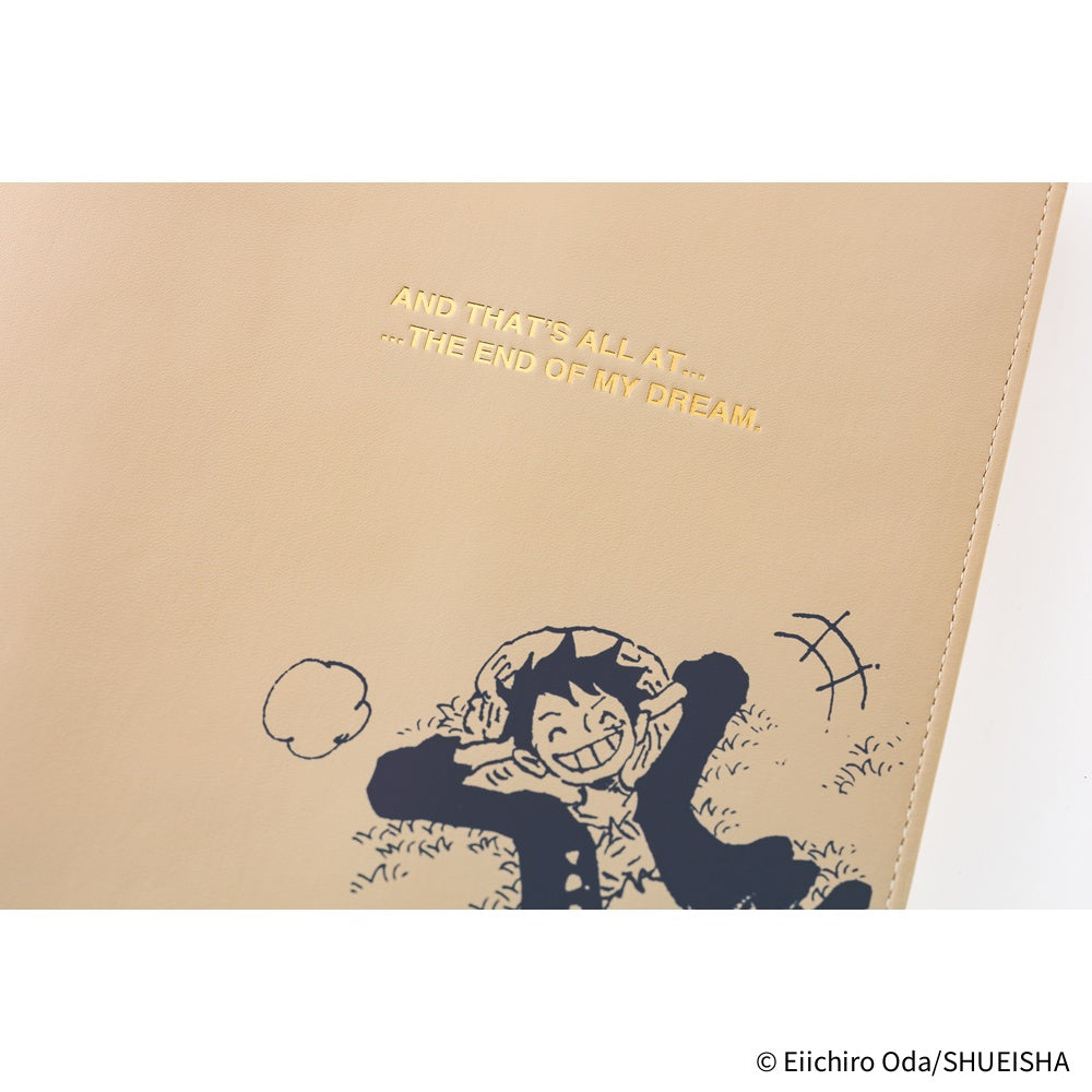 Hobonichi Techo 2026 Original Book & Cover, A5 - ONE PIECE Magazine: End of Luffy’s Dream; Sand Beige (Jan/Mon Start)