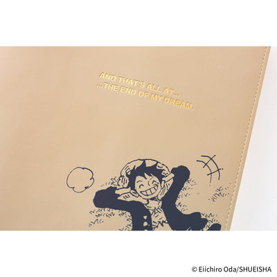 Hobonichi Techo 2026 Original Book & Cover, A5 - ONE PIECE Magazine: End of Luffy’s Dream; Sand Beige (Jan/Mon Start)