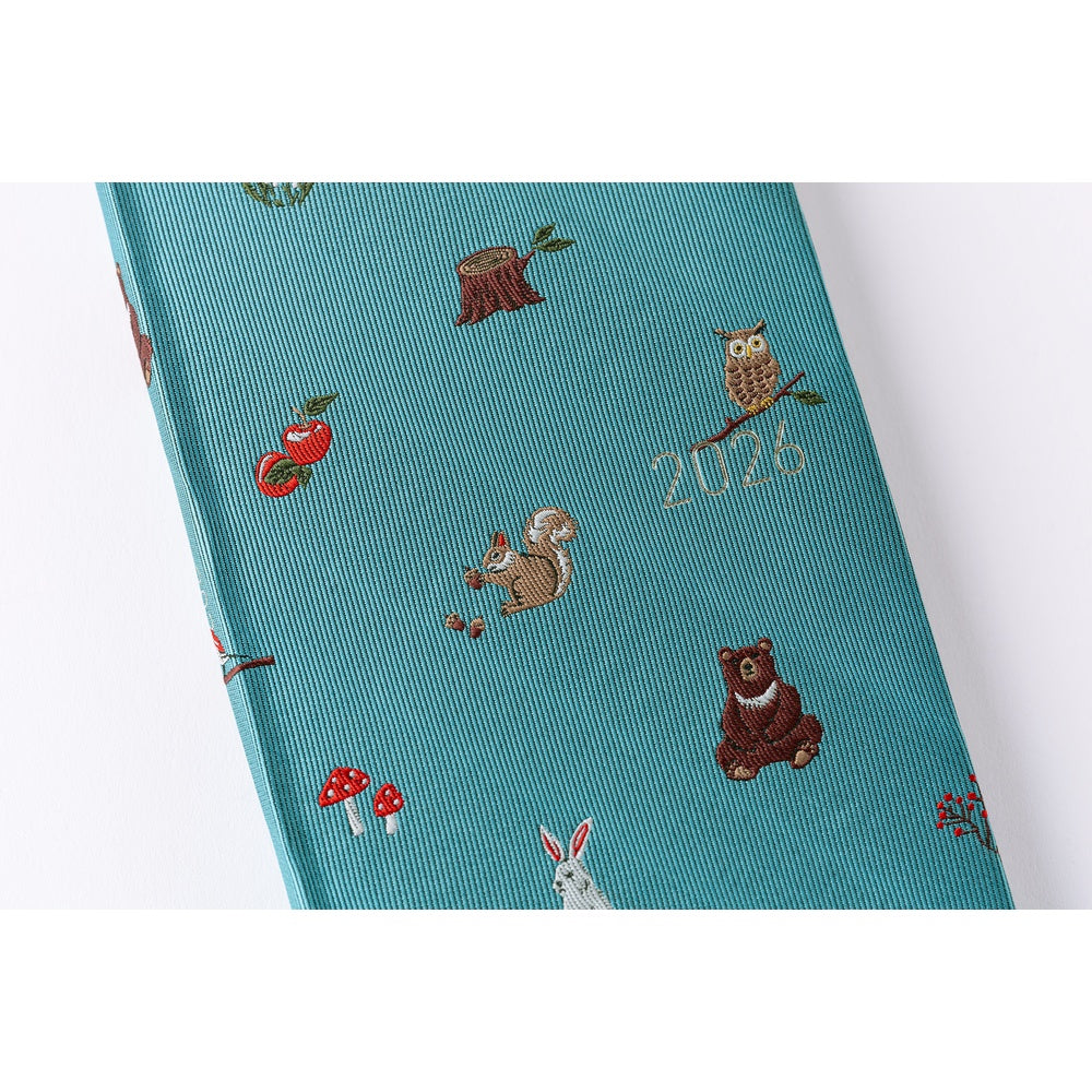 Hobonichi Techo 2026 Weeks - Bow & Tie: In the Forest (English)