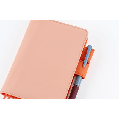 Hobonichi Techo 2026 Original Book & Cover, A6 - Colors: Airy Flamingo (Jan/Mon Start)