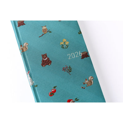 Hobonichi Techo 2026 Weeks - Bow & Tie: In the Forest (English)