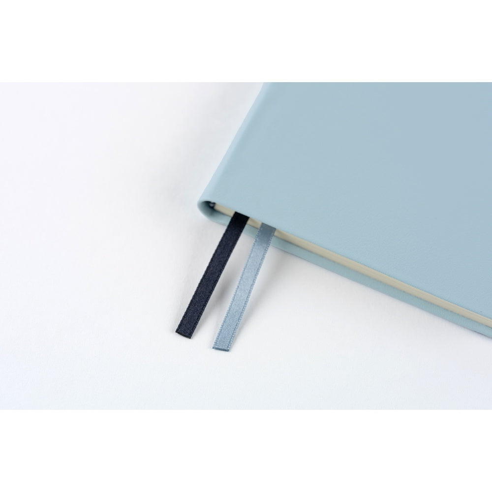 Hobonichi Techo 2026 Weeks - Leather: Snow Blue (English)