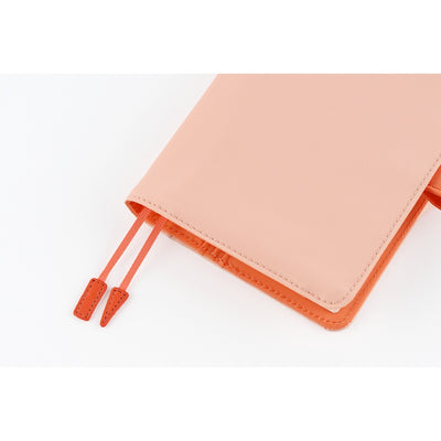 Hobonichi Techo 2026 Original Book & Cover, A6 - Colors: Airy Flamingo (Jan/Mon Start)