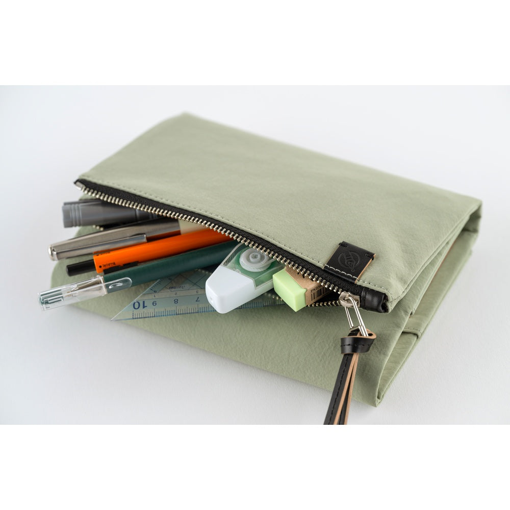 Hobonichi Techo 2026 Original Book & Cover, A6 - Tragen: Oakmoss (Jan/Mon Start)