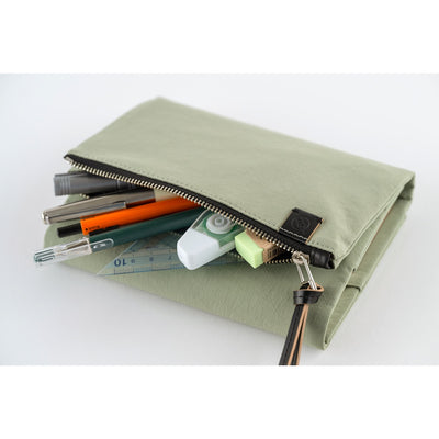 Hobonichi Techo 2026 Original Book & Cover, A6 - Tragen: Oakmoss (Jan/Mon Start)