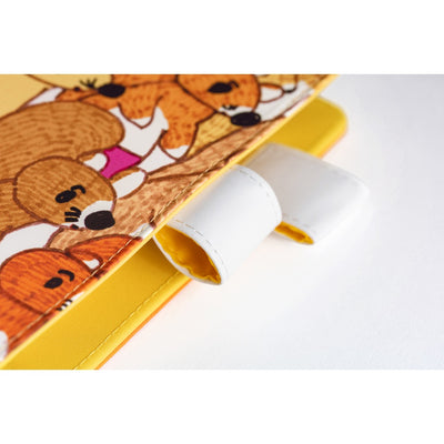 Hobonichi Techo 2026 Original Book & Cover, A6 - 100%ORANGE: Squirrel Squadron (Jan/Mon Start)