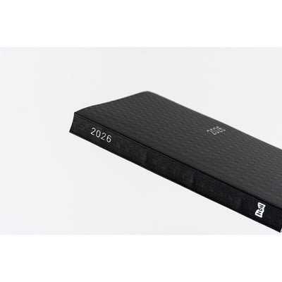 Hobonichi Techo 2026 HON, A6 - Paper Series: Black Gingham