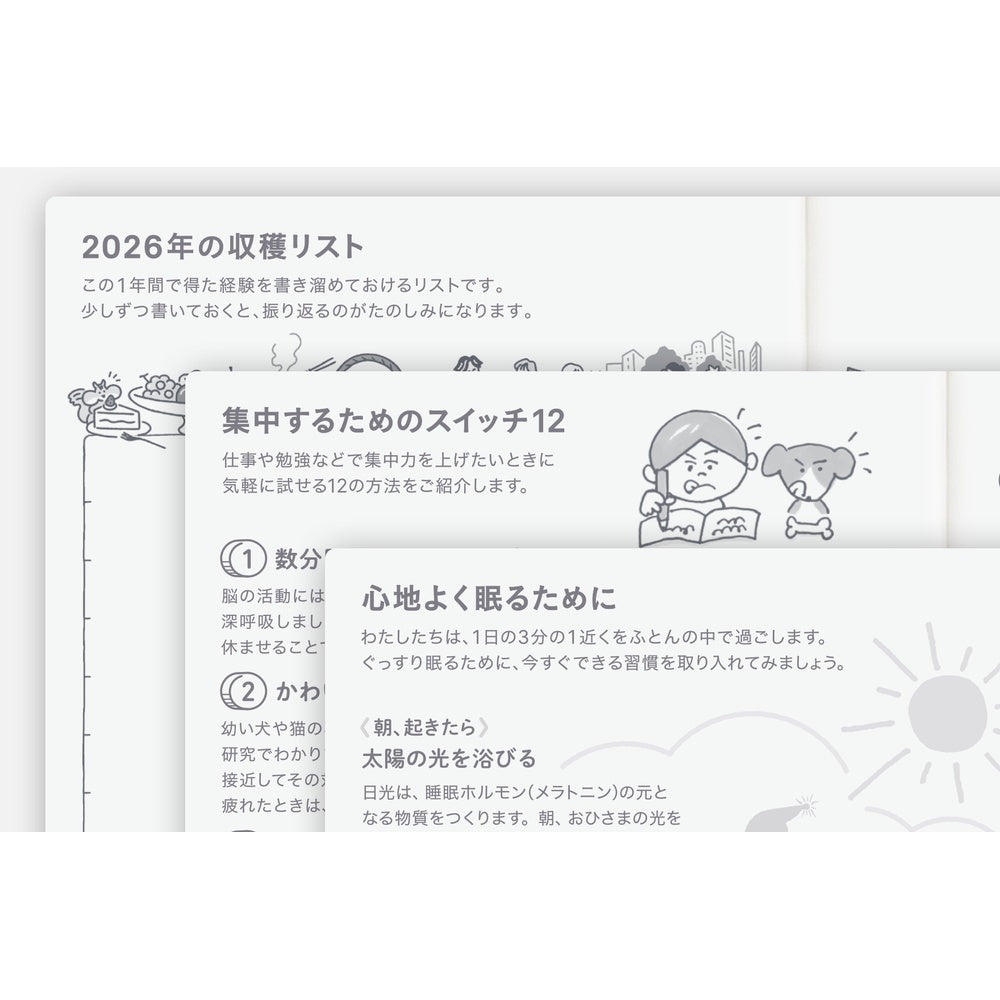 Hobonichi Techo 2026 Original Book, A6 - Jan/Mon Start (Japanese)
