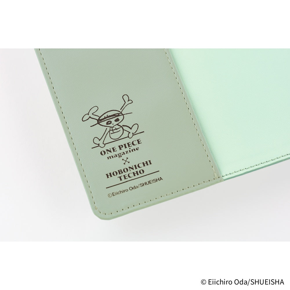 Hobonichi Techo 2026 Original Book & Cover, A6 - ONE PIECE Magazine: End of Luffy’s Dream; Mint Green(Jan/Mon Start)