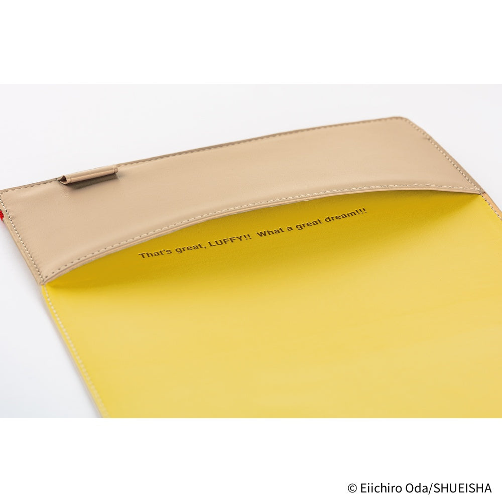 Hobonichi Techo 2026 Original Book & Cover, A5 - ONE PIECE Magazine: End of Luffy’s Dream; Sand Beige (Jan/Mon Start)