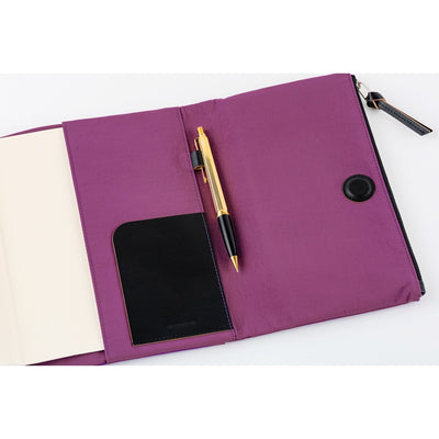 Hobonichi Techo 2026 Cousin Book & Cover, A5 - Tragen: Purple (Jan/Mon Start)